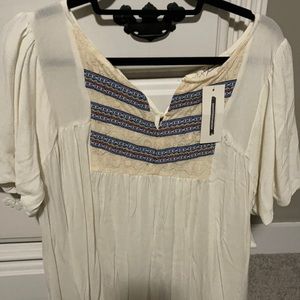 Cream dress. Brand new with tags. Soooo cute!